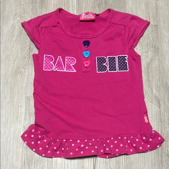 Barbie Pink Kids Top - Picture 1 of 1